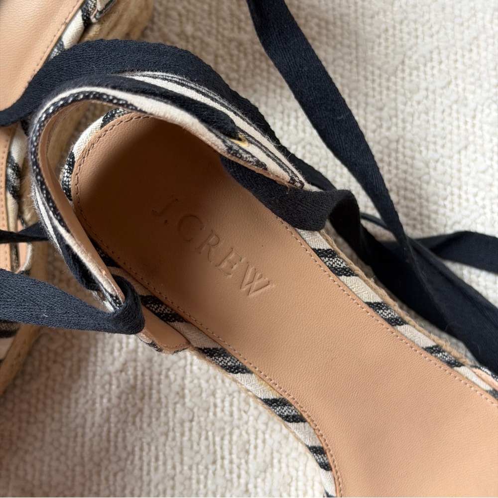 J Crew Espadrille Wedge Sandals - Picture 7 of 10